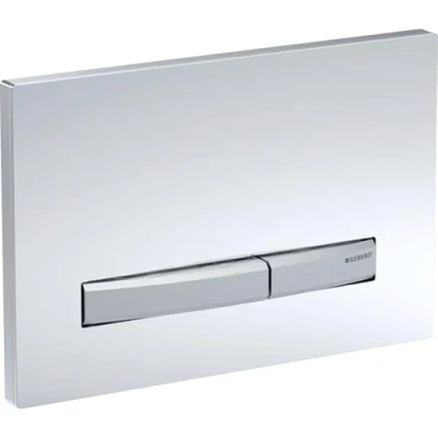 Afbeelding van Geberit bedieningsplaat Sigma50 spiegelend rookglas/chroom