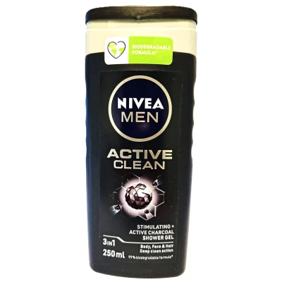 Afbeelding van Nivea Douchegel Men &quot;Active Clean&quot; 250 ml