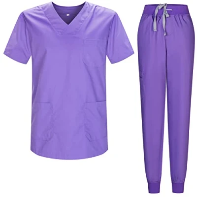 Afbeelding van MISEMIYA Sanitaire pyjamasets, uniseks, medische uniformen 817 8316, Lila, L