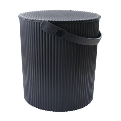 Afbeelding van Hachiman Opbergbak Omnioutil Opbergemmer Large 20 Liter Zwart 33x31,2x33,8cm