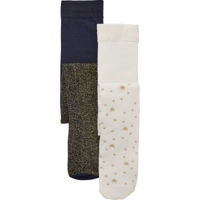 Afbeelding van Vertbaudet Set met 2 iriserende maillots babymeisje