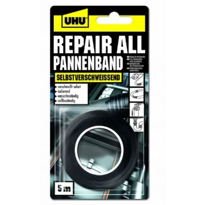 Afbeelding van UHU 46805 Reparatietape Zwart (l x b) 5 m 19 mm 1 stuk(s)