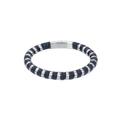 Afbeelding van iXXXi Men Logan Zilverkleurig Mat Heren Armband 21cm