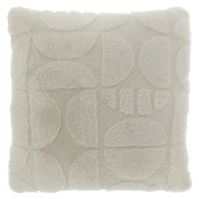Afbeelding van Unique Living Sierkussen Milan Polyester Creme/Wit 45 x cm (BxH)