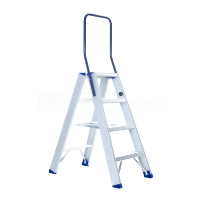 Afbeelding van Dubbele trapladder 2x4 treden Atom