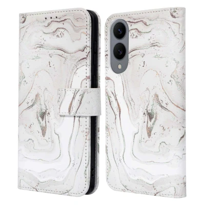 Afbeelding van imoshion Hoesje Geschikt voor Samsung Galaxy S25 Edge Design Bookcase smartphone Sandy Marble