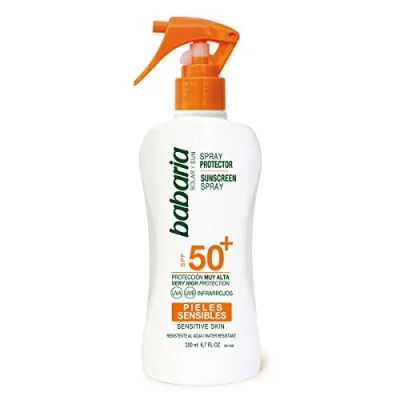 Afbeelding van Babaria SOLAR PIEL SENSIBLE pistola SPF50+ 200 ml
