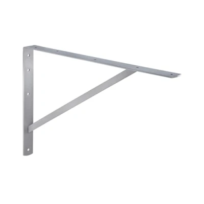 Afbeelding van Gedotec Athena Plankhoek, 1 stuk, diepte 300 mm, console voor zware lasten, zilver, wandhouder, rek, draagkracht kg, hoek van massief metaal, plankdrager, wandmontage