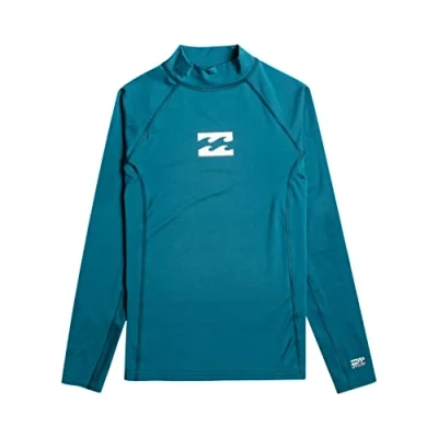 Afbeelding van Billabong UV Rashguard voor jongens met lange mouwen Waves All Day UPF50+ Marine maat L (14yrs)