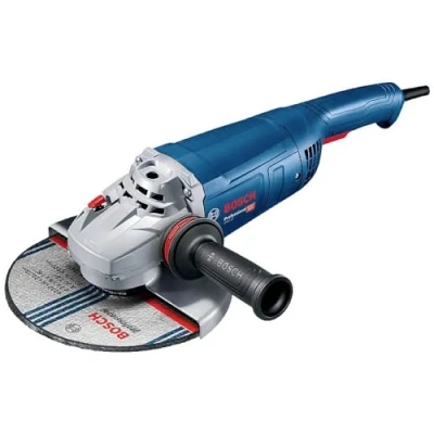 Afbeelding van Bosch Professional haakse slijpmachine GWS 22 230 P (2200 watt, incl. extra anti vibratiehandgreep, opnameflens, spanmoer, beschermkap, pensleutel, in kartonnen doos)
