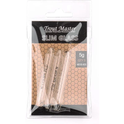Afbeelding van Trout Master Slim Glass Weights (3 pcs) Maat : 6g