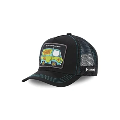 Afbeelding van Capslab Mytery Machine Scooby Doo Black Trucker Cap One Size
