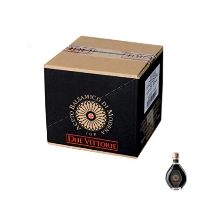 Afbeelding van Due Vittorie Oro Gold Balsamic Vinegar Balsamico Azijn van Modena IGP Special Edition 250ml x6