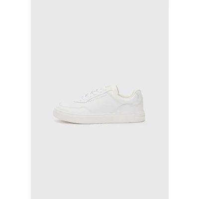 Afbeelding van Tommy Hilfiger leren sneakers wit