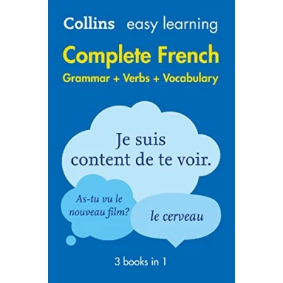 Afbeelding van Complete French Grammar Verbs Vocabulary: 3 Books in 1: Trusted Support for Learning