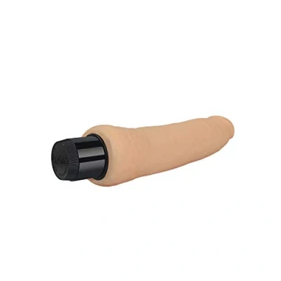 Afbeelding van Real Feel Realistische Vibrerende Dildo 4 x 20 cm beige