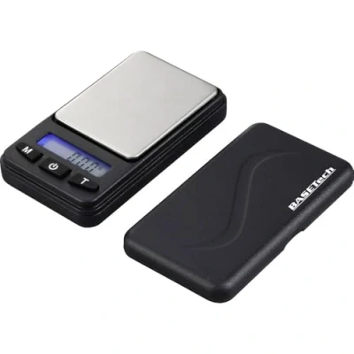 Afbeelding van Basetech SJS 60008 Zakweegschaal Weegbereik (max.) 200 g Resolutie 0.01 werkt op batterijen Zilver