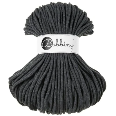 Afbeelding van Bobbiny Premium Charcoal Grijs 5mm