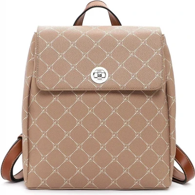 Afbeelding van Tamaris Rugzak Anastasia Lock Backpack Sand / Cognac Lichtbruin