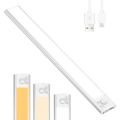 Afbeelding van Epicflare 40 cm onderbouwlamp voor keuken, led, 3000 mAh, kastverlichting, draadloze leds, sensorlicht, 3 kleurmodi, dimbaar, kastverlichting met bewegingsmelder, garage, kast, trap