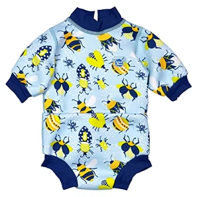 Afbeelding van Splash About Happy Nappy Baby wetsuit met herbruikbare zwemluier Bugs Life, 3 8 Maanden
