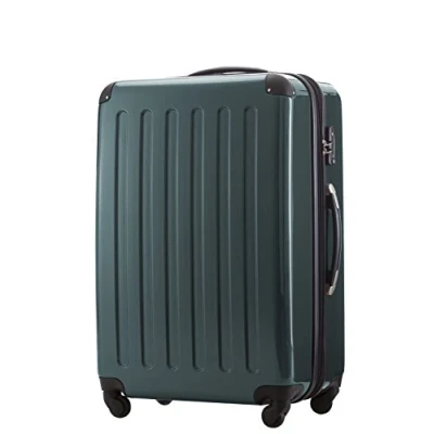 Afbeelding van HAUPTSTADTKOFFER Alex Handbagage, 55 x 38 23 cm, TSA, 4 wielen, 42 liter, reiskoffer, hardshellkoffer, rolkoffer, boordbagagekoffer, bosgroen, 75, koffer
