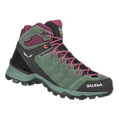 Afbeelding van Salewa Dames WS Alp Mate Mid WP Wandelschoenen, Duck Green/Rhododendon, 42.5 EU