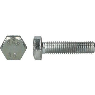 Afbeelding van Zeskanttapbout Verzinkt Staal 8.8 DIN 933 M5x20mm 200 stuks