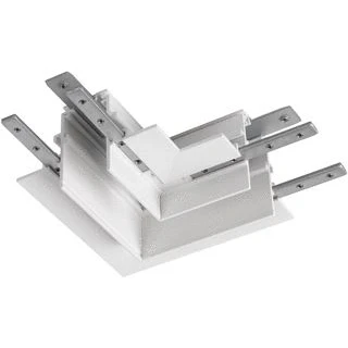 Afbeelding van SLV TRACK 12V railsysteemcomponenten L verbinder Wit 1006590 48V