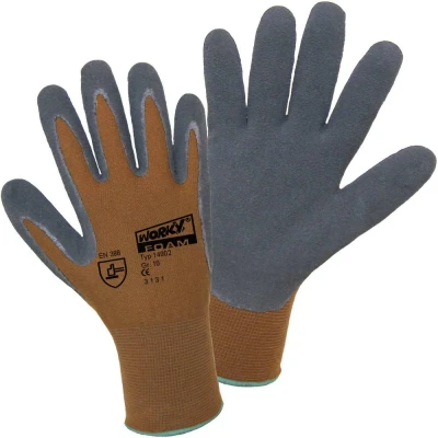 Afbeelding van L+D worky Nylon Latex FOAM 14902 9 Werkhandschoen Maat (handschoen): 9, L EN 388 Cat II 1 paar