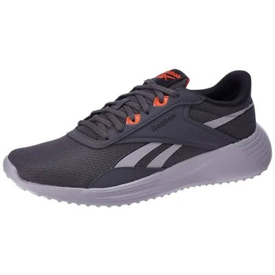 Afbeelding van Reebok LITE 4 Stabiliteit hardloopschoenen, Heren, Maat: 40, grey pump orange Textiel/ synthetisch
