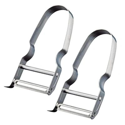 Afbeelding van Westmark 2 Groente en aspergeschillers, U vormig, Steel, roestvrij staal, 609022E3