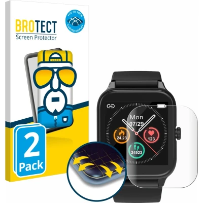 Afbeelding van BROTECT Screenprotector voor Blackview R3 Pro Folie Beschermfolie transparant volledig dekking (2 Stuks)