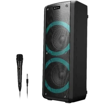 Afbeelding van Denver Bluetooth Speaker Party Box Discolichten Incl. Microfoon BPS352