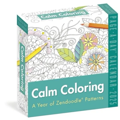 Afbeelding van Calm Coloring Page A Day® Calendar 2025