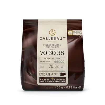 Afbeelding van Callebaut Dark Chocolate Extra Bitter 70% Callets 1x0.4kg