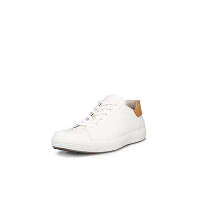Afbeelding van Ecco Soft 7 heren sneaker Wit Maat 47