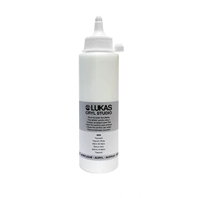 Afbeelding van LUKAS Cryl Studio Kunstenaars acrylverf, kunststof, wit, 250 ml (1 stuk),