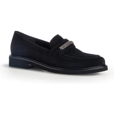 Afbeelding van Gabor Instappers, Dames, Maat: 37, Schwarz Veloursleer