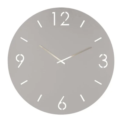 Afbeelding van Spinder Design Wandklok TIME Ø80 Silky Taupe