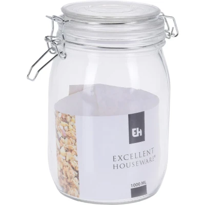 Afbeelding van Voorraad pot met deksel 1000 ML