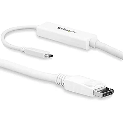 Afbeelding van Adapter USB C naar DisplayPort Startech CDP2DPMM3MW 3 m Wit