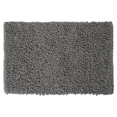 Afbeelding van Badmat Sealskin Twist Microfibre Grijs 60 x 90 cm