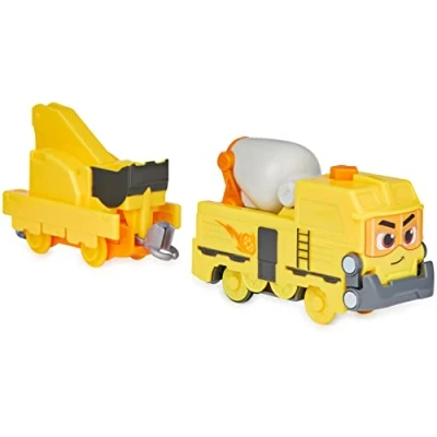 Afbeelding van Mighty Express 6061430, Gemotoriseerde speelgoedtrein Build It Brock met functioneel gereedschap en goederenwagon, kinderspeelgoed, Bruno