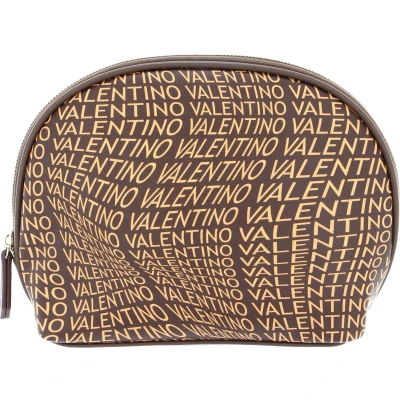 Afbeelding van VALENTINO Toilettas Samosa Cosmetic Case Moro Bruine
