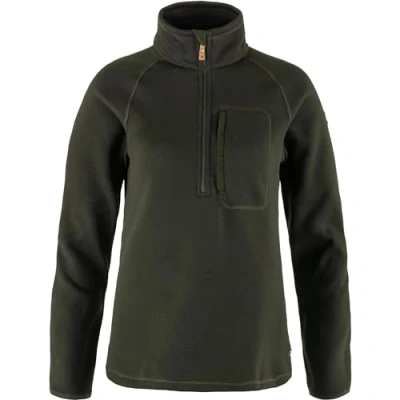 Afbeelding van Trui Fjällräven Women Övik Fleece Half Zip Deep Forest XL