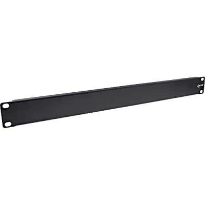Afbeelding van InLine® 19&quot; blindplaat, 1HE, RAL 9005 zwart