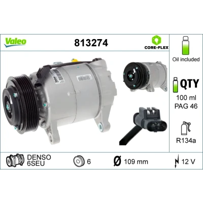Afbeelding van Valeo Airco compressor 813274