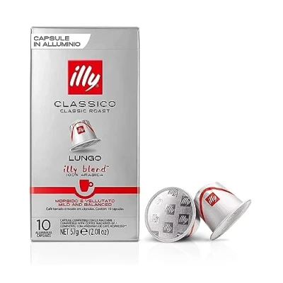 Afbeelding van illy Koffie CLASSICO Lungo, klassiek roosteren, in compatibele koffiecapsules* 10 verpakkingen van elk capsules
