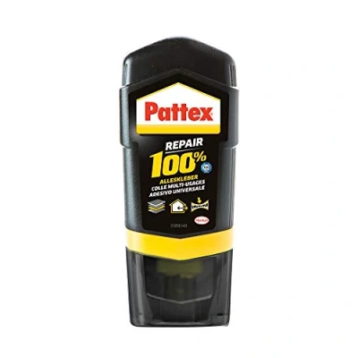 Afbeelding van Pattex Repair 100 procent universele lijm, hittebestendige lijm voor gebruik binnen en buiten, 50 g het repareren van diverse materialen